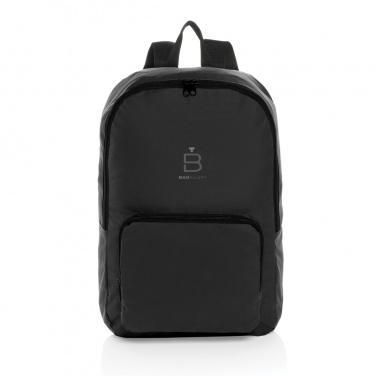 Logotrade advertising products photo of: Dillon AWARE™ RPET foldable classic backpack