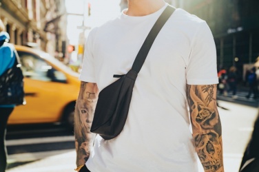 Logo trade advertising products picture of: Crescent AWARE™ RPET half moon sling bag