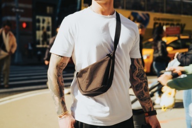 Logotrade promotional merchandise image of: Crescent AWARE™ RPET half moon sling bag