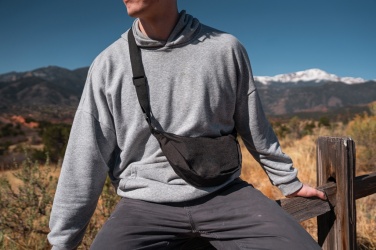 Logotrade advertising product picture of: Crescent AWARE™ RPET half moon sling bag