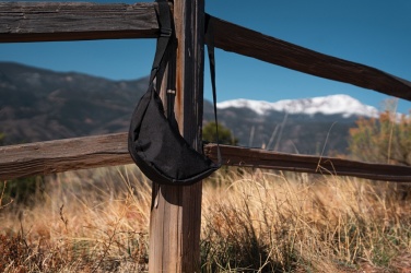 Logo trade promotional giveaways picture of: Crescent AWARE™ RPET half moon sling bag