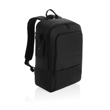 Logotrade promotional gift image of: Armond AWARE™ RPET 15.6 inch deluxe laptop backpack