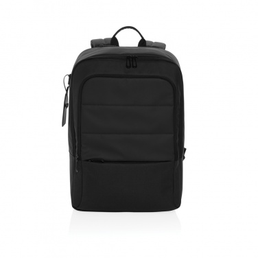 Logo trade promotional merchandise image of: Armond AWARE™ RPET 15.6 inch deluxe laptop backpack