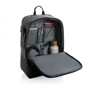 Logo trade promotional giveaway photo of: Armond AWARE™ RPET 15.6 inch deluxe laptop backpack