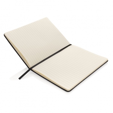 Logo trade corporate gifts image of: Deluxe A5 Notebook with phone pocket