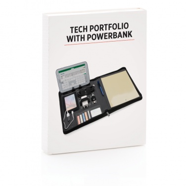 Logotrade business gift image of: Tech portfolio with powerbank