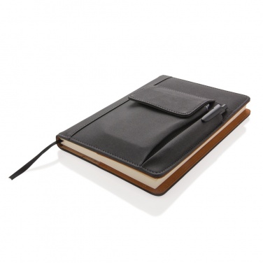 Logotrade promotional gift image of: Notebook with phone pocket