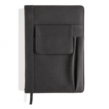Logo trade promotional giveaway photo of: Notebook with phone pocket