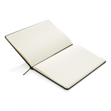 Logo trade business gifts image of: Standard hardcover PU notebook A5