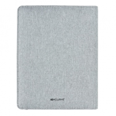 Logo trade promotional product photo of: Air 5W wireless charging notebook with 5000mAh powerbank