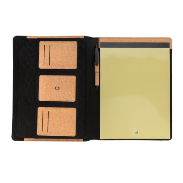 Logotrade business gifts photo of: Deluxe cork portfolio A4 with pen