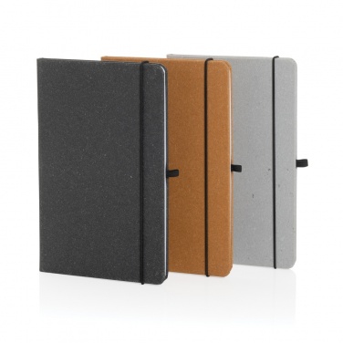 Logotrade promotional product image of: Recycled leather hardcover notebook A5
