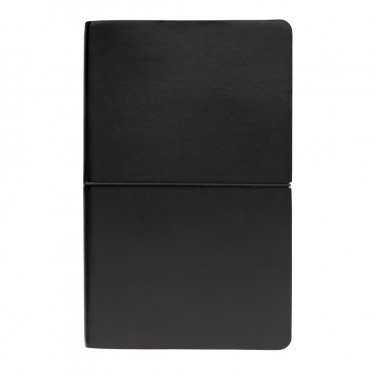Logo trade promotional gifts picture of: Modern deluxe softcover A5 notebook