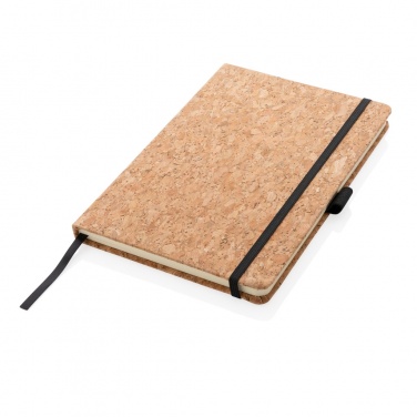Logo trade promotional items picture of: Cork hardcover notebook A5