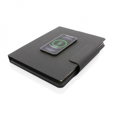 Logotrade corporate gift picture of: Artic Magnetic 10W wireless charging A4 portfolio