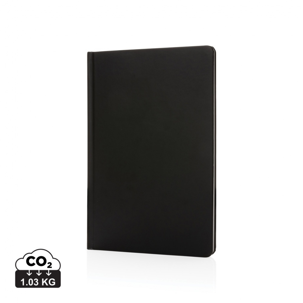 Logo trade promotional gifts image of: A5 Impact stone paper hardcover notebook