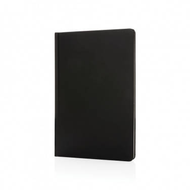Logo trade promotional merchandise picture of: A5 Impact stone paper hardcover notebook