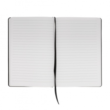 Logo trade promotional merchandise picture of: A5 Impact stone paper hardcover notebook