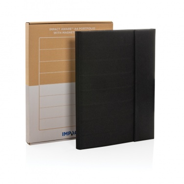 Logo trade promotional products image of: Impact Aware™ A4 portfolio with magnetic closure