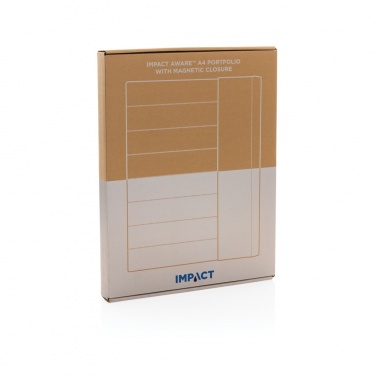 Logotrade promotional product image of: Impact Aware™ A4 portfolio with magnetic closure