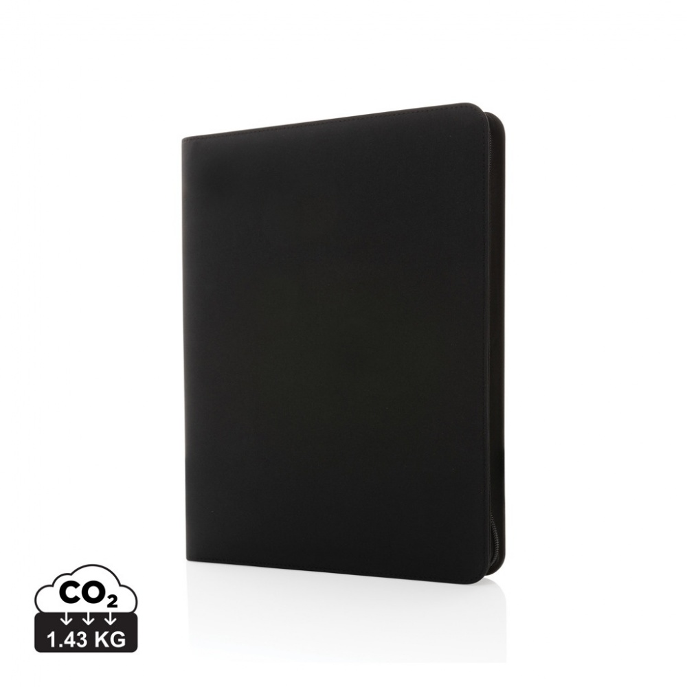 Logotrade promotional merchandise picture of: Impact Aware™ deluxe 300D tech portfolio with zipper