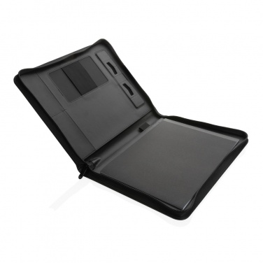 Logo trade promotional giveaways image of: RCS rPU deluxe tech portfolio with zipper