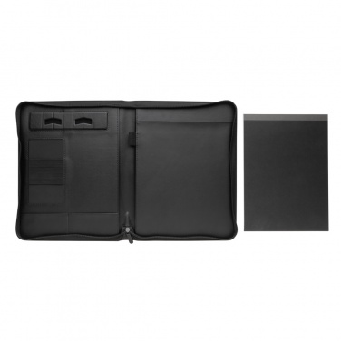 Logo trade business gifts image of: RCS rPU deluxe tech portfolio with zipper