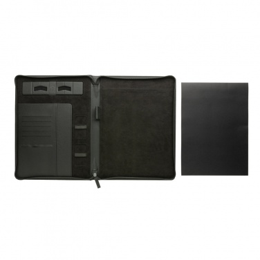 Logotrade business gift image of: Swiss Peak Heritage RCS rPU A4 portfolio with zipper