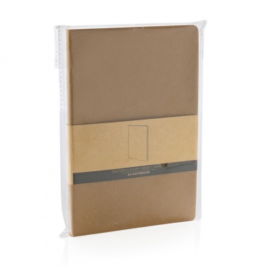 Logo trade promotional merchandise picture of: Salton A5 GRS certified recycled paper notebook