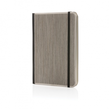 Logo trade corporate gifts image of: Treeline A5 wooden cover deluxe notebook