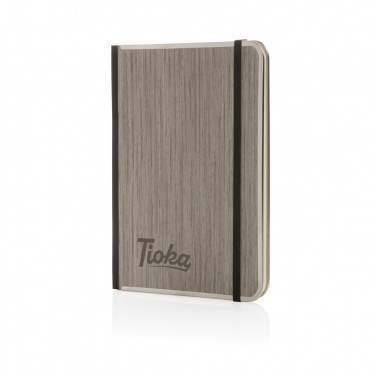 Logotrade advertising product picture of: Treeline A5 wooden cover deluxe notebook