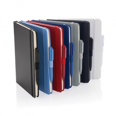 Logo trade advertising products picture of: Sam A5 RCS certified bonded leather classic notebook