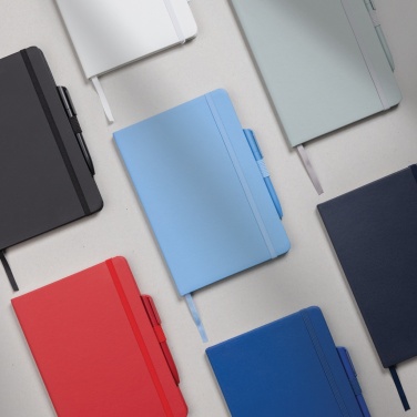 Logo trade promotional merchandise image of: Sam A5 RCS certified bonded leather classic notebook