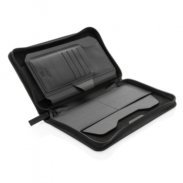 Logo trade promotional giveaways image of: Swiss Peak Heritage RCS rPU RFID travel wallet