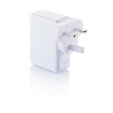 Logotrade advertising product picture of: Travel plug with 4 USB ports