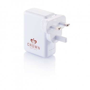 Logotrade promotional giveaways photo of: Travel plug with 4 USB ports