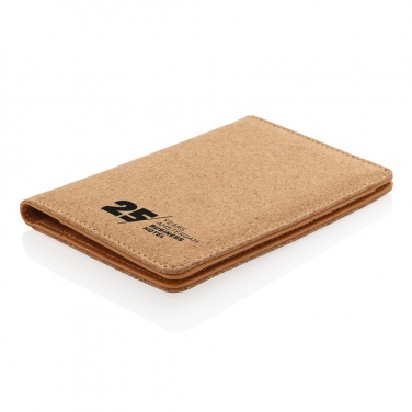Logo trade promotional merchandise picture of: Cork secure RFID passport cover