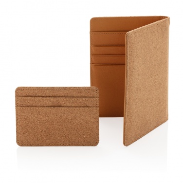 Logotrade promotional item image of: Cork secure RFID passport cover