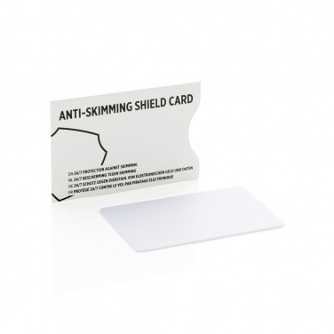 Logo trade promotional giveaways picture of: Anti-skimming RFID shield card with active jamming chip