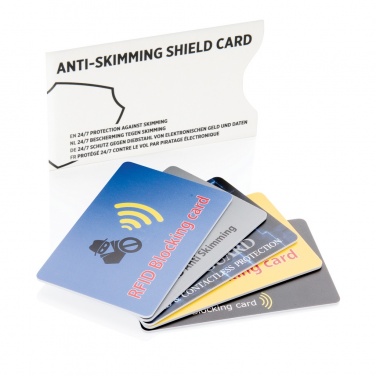 Logotrade promotional products photo of: Anti-skimming RFID shield card with active jamming chip