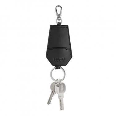Logo trade promotional merchandise picture of: SP Tula RCS certified recycled PU key holder and pen set