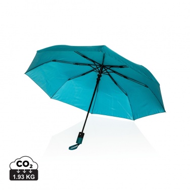 Logo trade advertising product photo of: 21" Impact AWARE™ 190T mini auto open umbrella