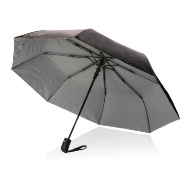 Logotrade promotional products photo of: 21" Impact AWARE™ RPET 190T Pongee dual colour mini umbrella