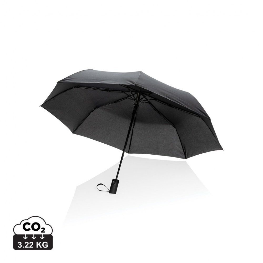 Logotrade corporate gift image of: 21" Impact AWARE™ RPET 190T mini auto open umbrella