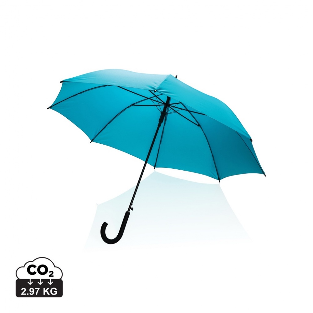 Logo trade promotional giveaways picture of: 23" Impact AWARE™ RPET 190T standard auto open umbrella