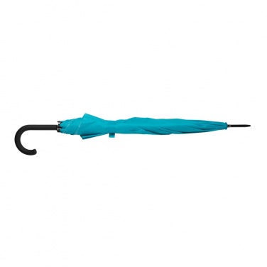 Logo trade business gifts image of: 23" Impact AWARE™ RPET 190T standard auto open umbrella