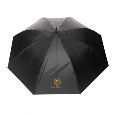 Logo trade promotional gift photo of: 27" Impact AWARE™ RPET 190T dual colour auto open umbrella