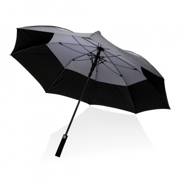 Logotrade promotional merchandise photo of: 27" Impact AWARE™ RPET 190T auto open stormproof umbrella