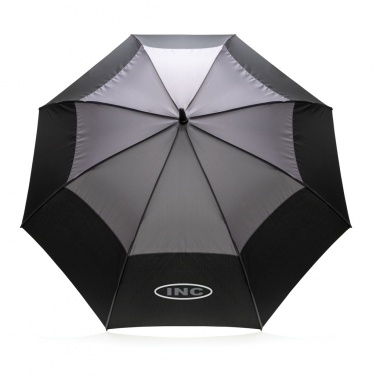 Logotrade advertising product picture of: 27" Impact AWARE™ RPET 190T auto open stormproof umbrella