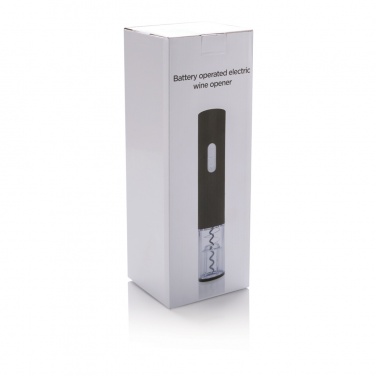 Logo trade promotional products image of: Electric wine opener - battery operated